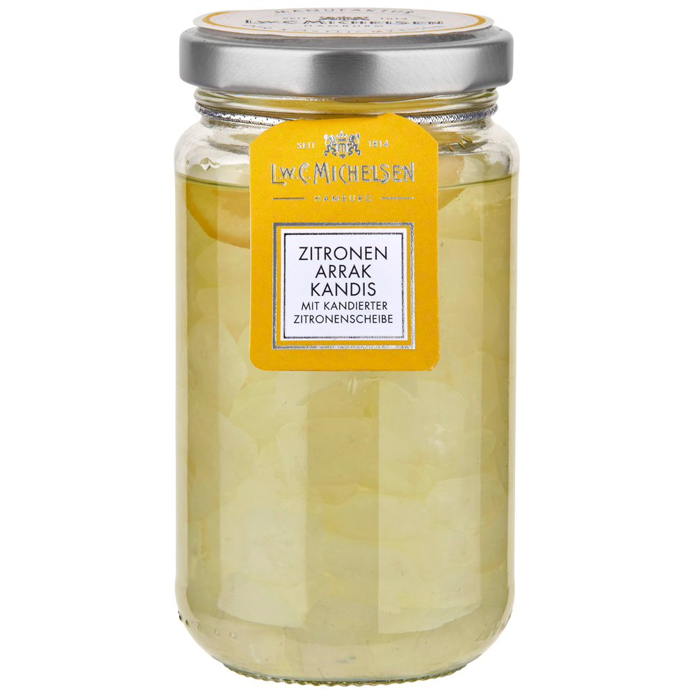Kandis \n in Arrak-Zitronen-Liqueursirup 