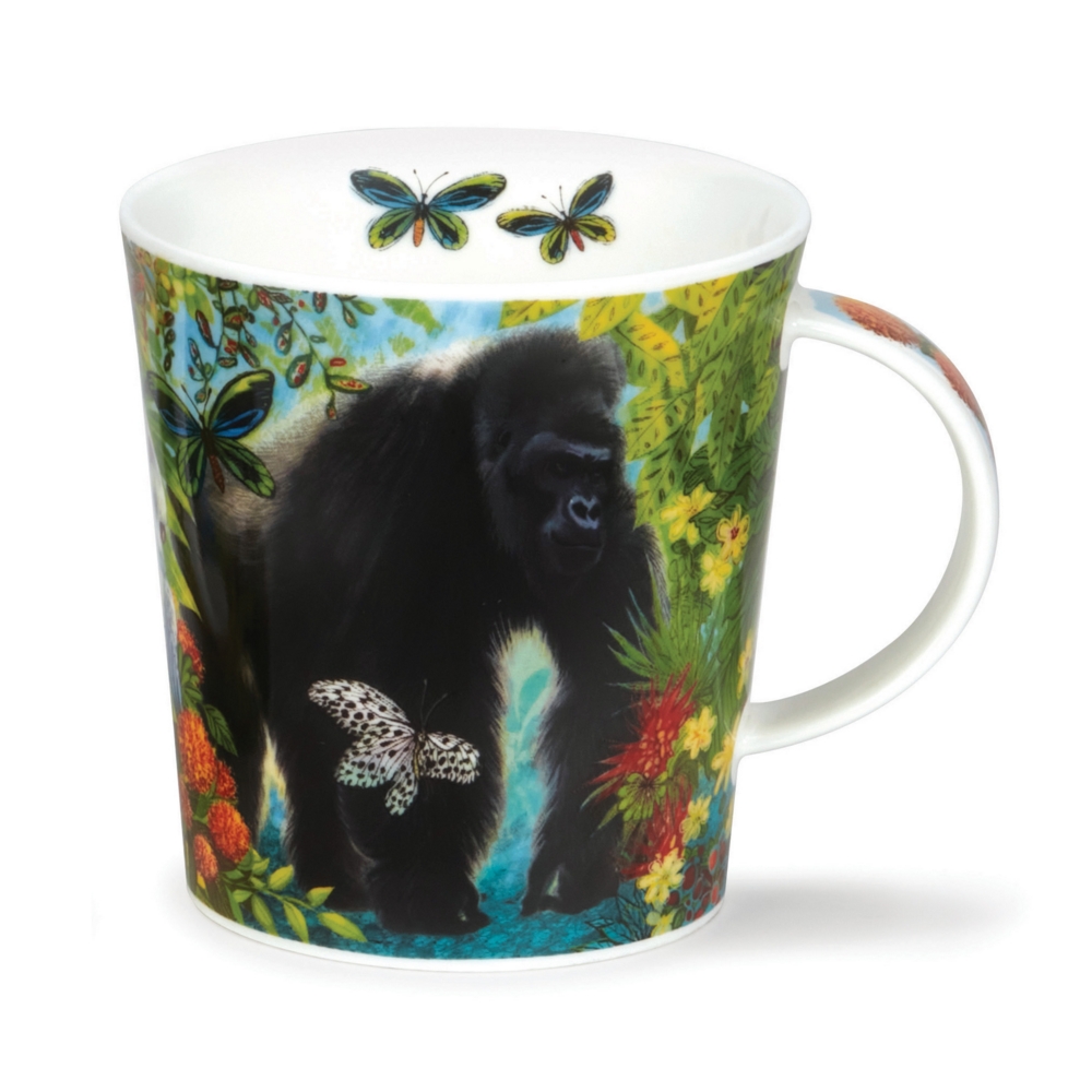 Dunoon Lomond Utopia Gorilla Becher aus Fine Bone China 3.2 dl