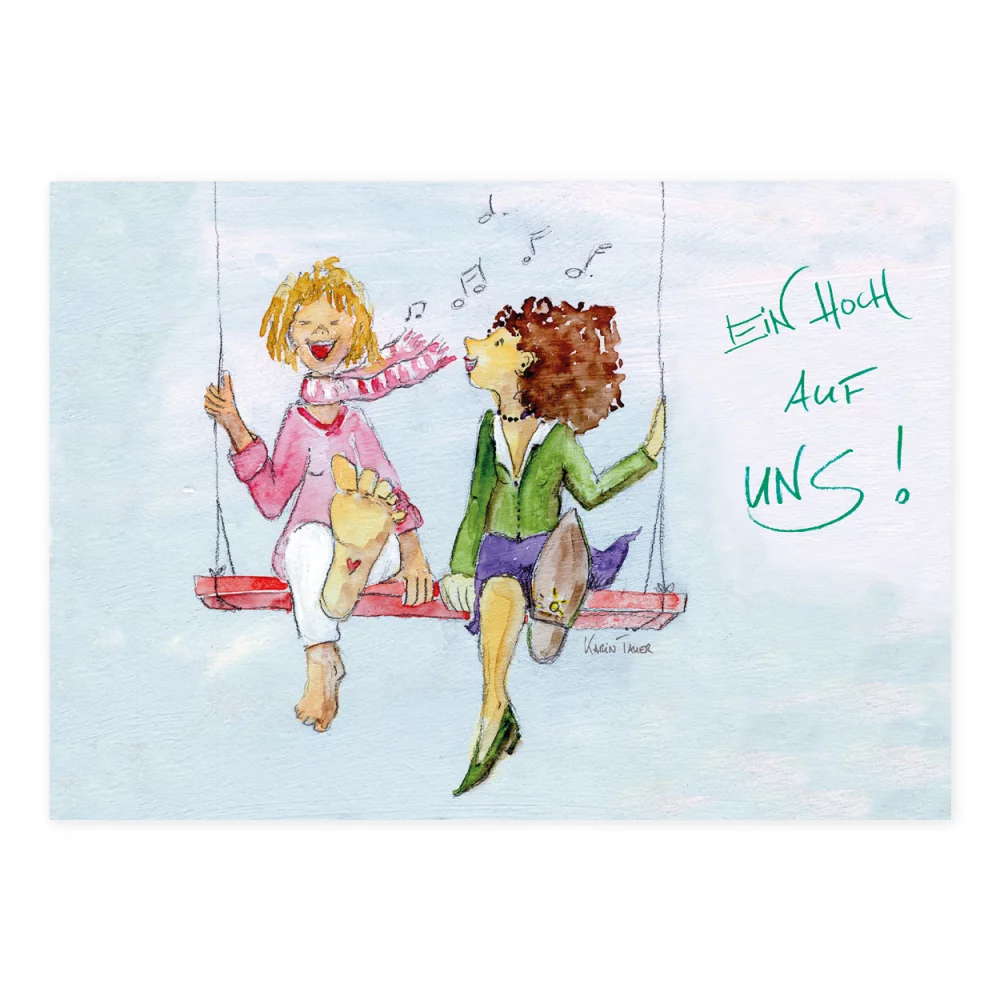 Glück\n Ein Hoch auf uns