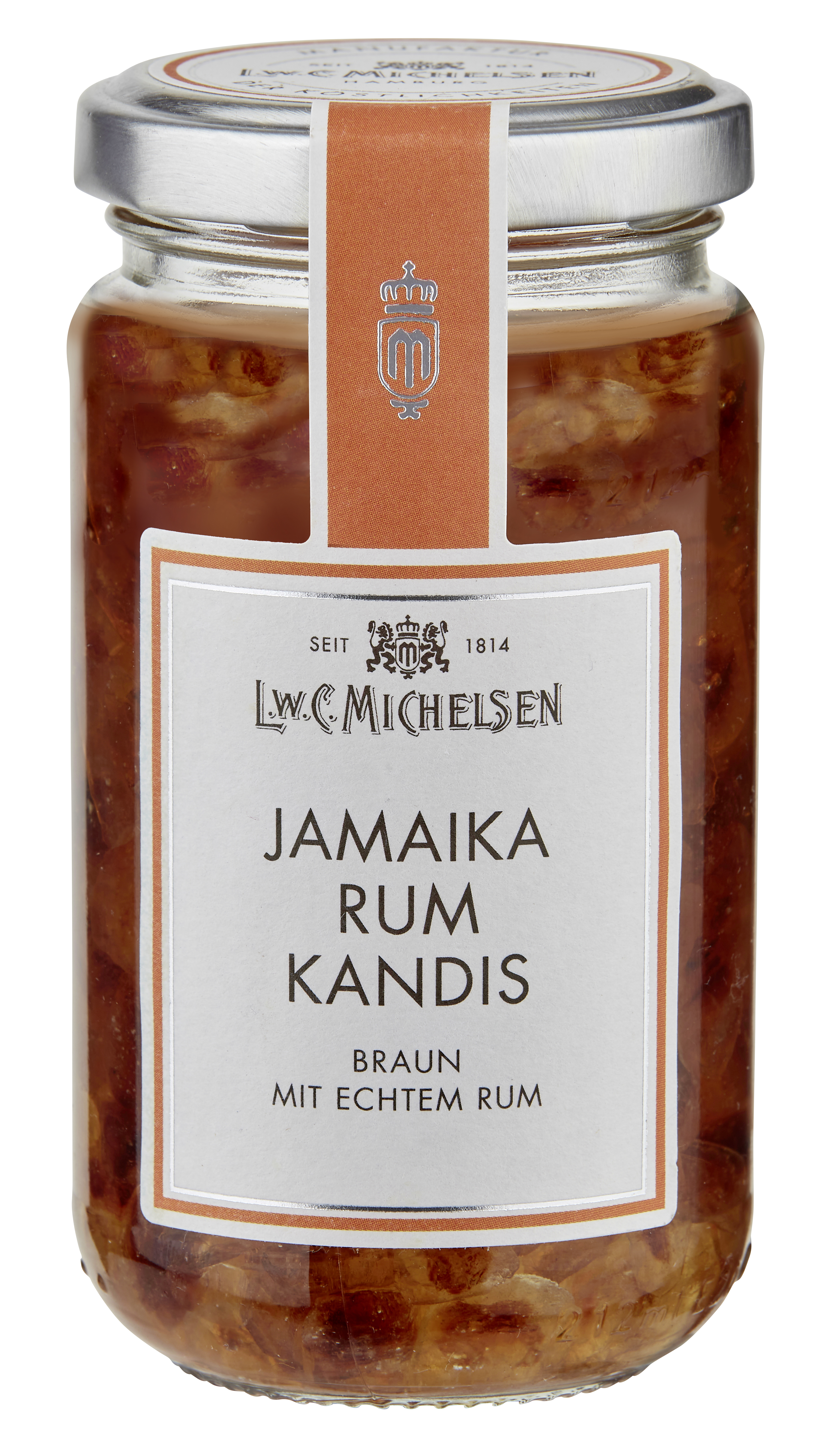 Kandis \n in Jamaikarumsirup, dunkel