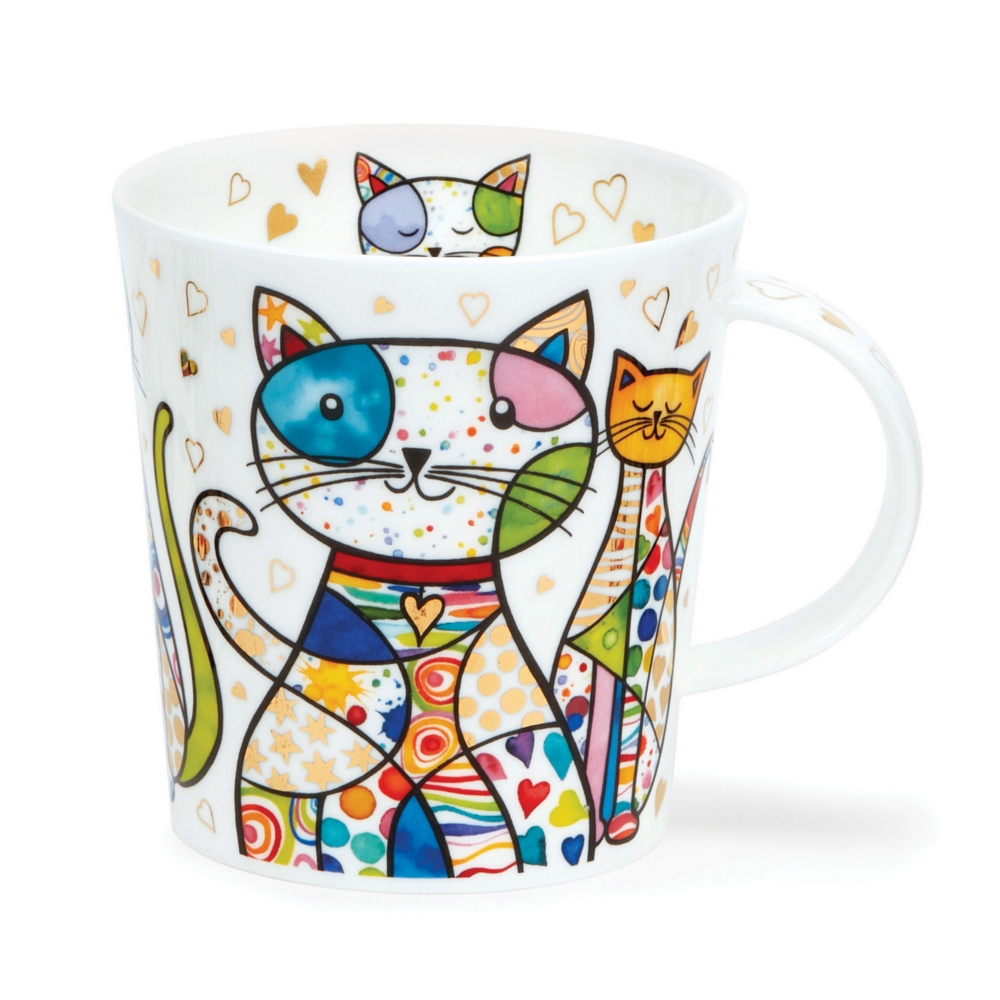 Dunoon Lomond Blingers Cat Becher aus Fine Bone China 3.2 dl