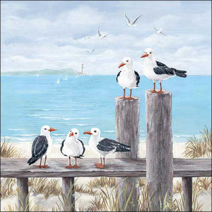 Serviette Seagulls