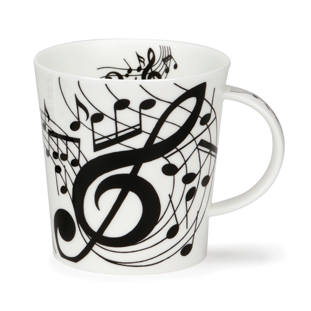 Dunoon Lomond Ebony Becher aus Fine Bone China 3.2 dl