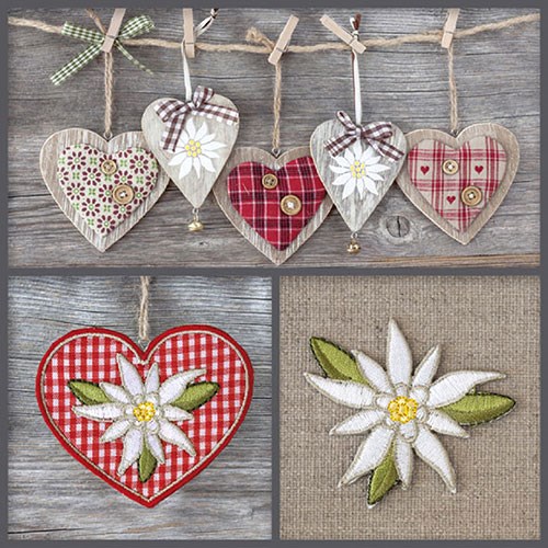 Edelweiss mit Herz