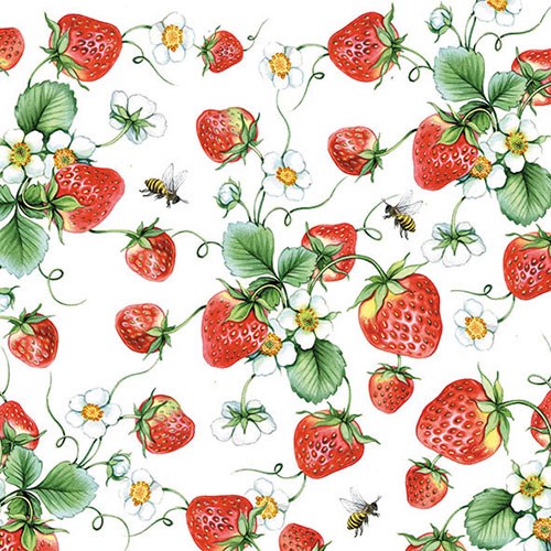Erdbeeren und Bienen