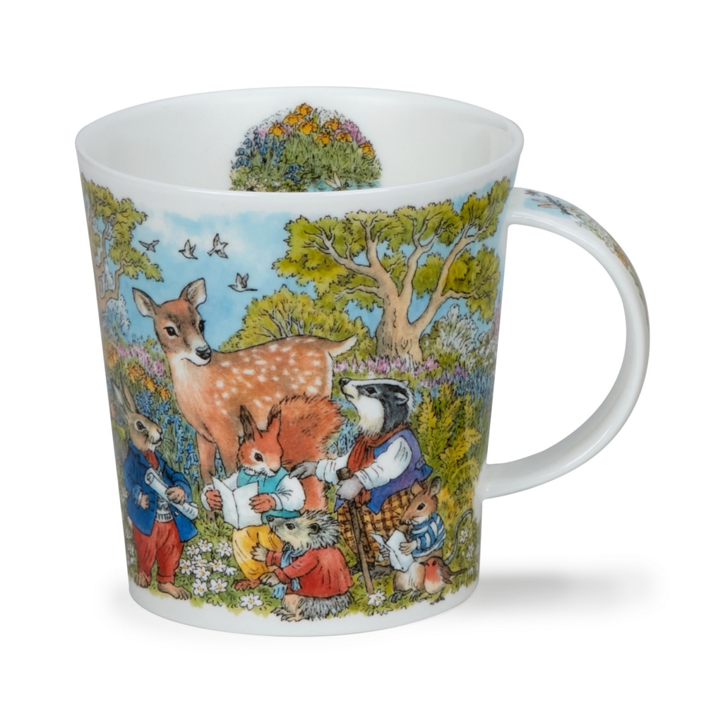 Dunoon Lomond Woodland Tales Deer Becher aus Fine Bone China 3.2 dl