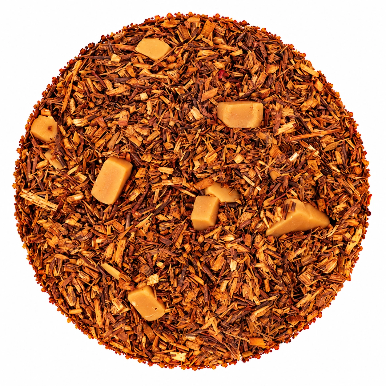 Rooibos Karamell mit feinen Karamellstückchen