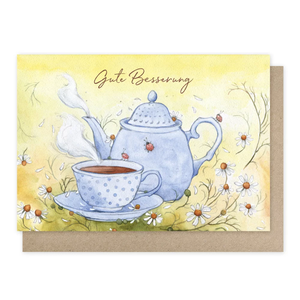 Genesung\n Teekanne