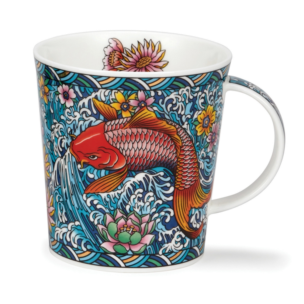 Dunoon Lomond Kaiga Fish Becher aus Fine Bone China 3.2 dl
