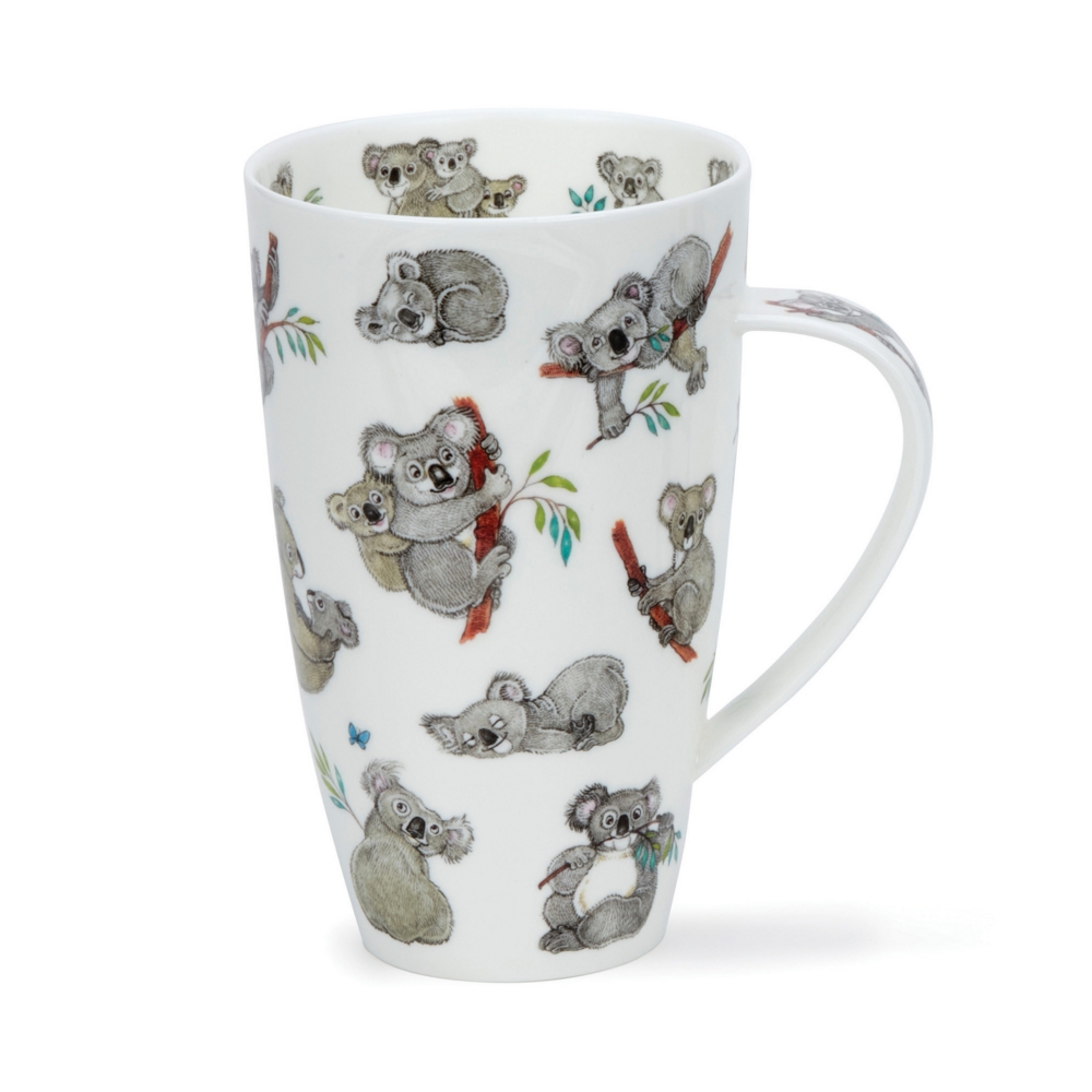 Dunoon Henley Cuddly Koalas Becher 6 dl aus Fine Bone China Porzellan mit Koalamotiv von Cherry Denman