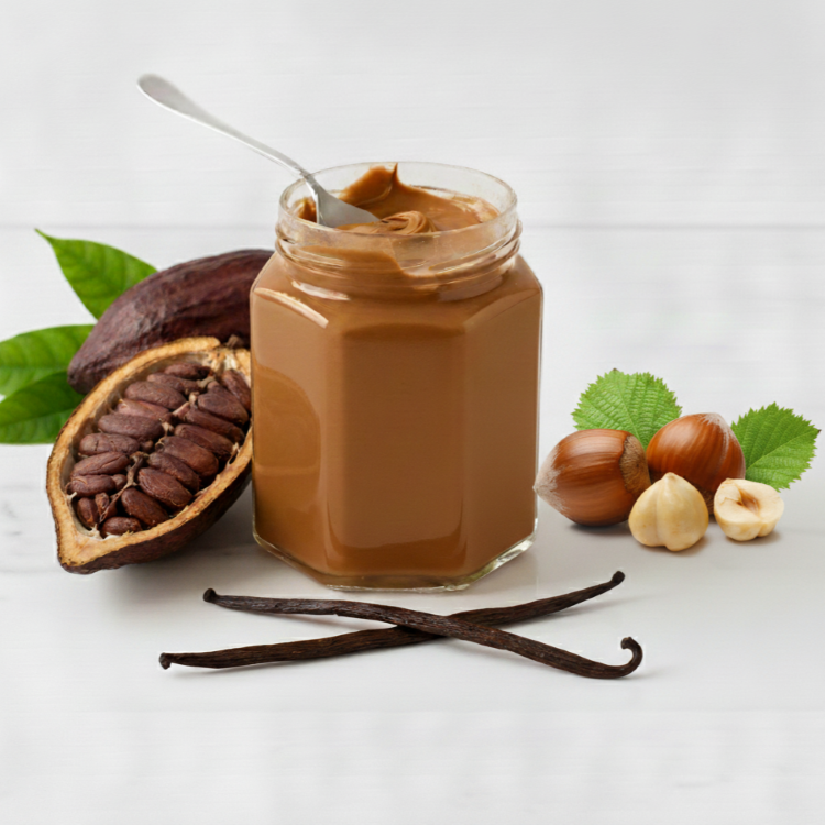 Haselnuss-Kakao-Aufstrich\n Verstrich Mi