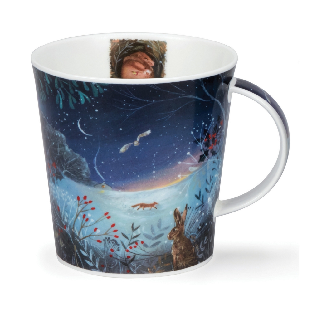 Dunoon Cairngorm Twilight Hare Becher 4.8 dl mit stimmungsvollem Hasenmotiv von Julia Crossland