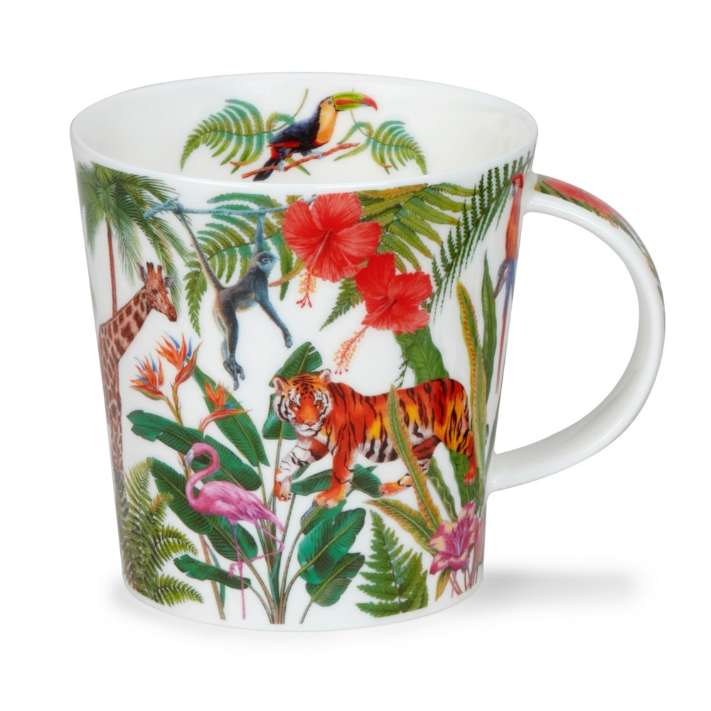 Dunoon Cairngorm Natural World Tiger Becher 4.8 dl mit Tigermotiv von David Broadhurst