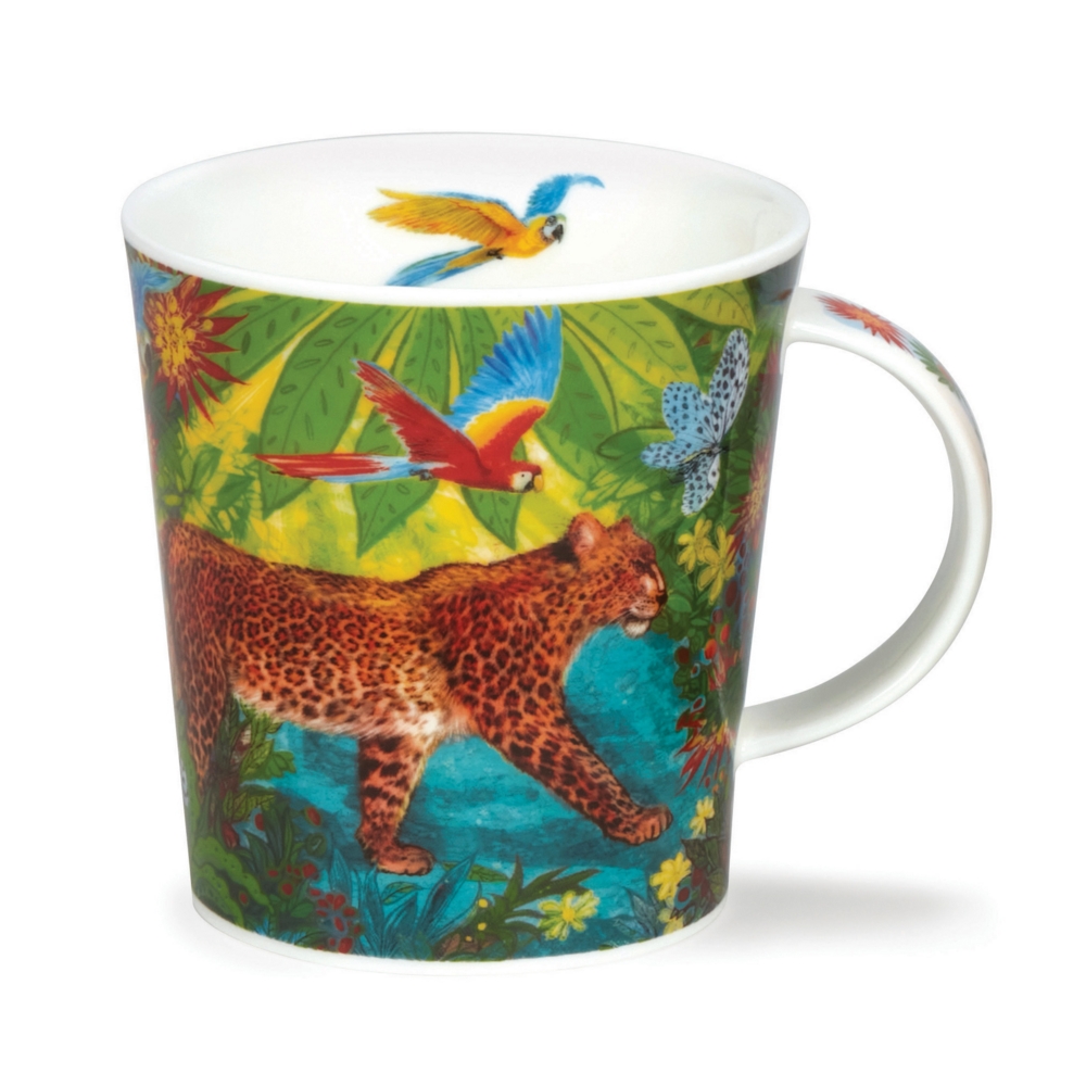 Dunoon Lomond Utopia Leopard Becher aus Fine Bone China 3.2 dl
