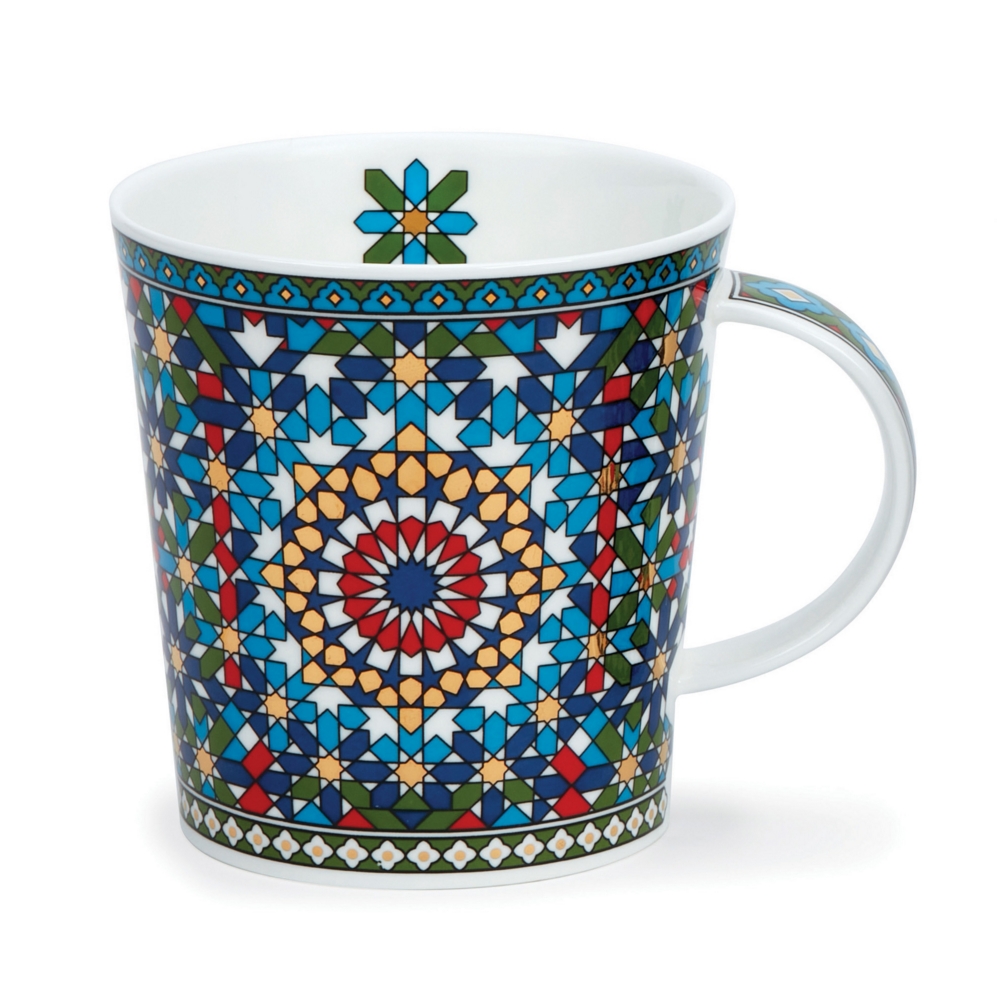 Dunoon Lomond Tangier Green Becher aus Fine Bone China 3.2 dl