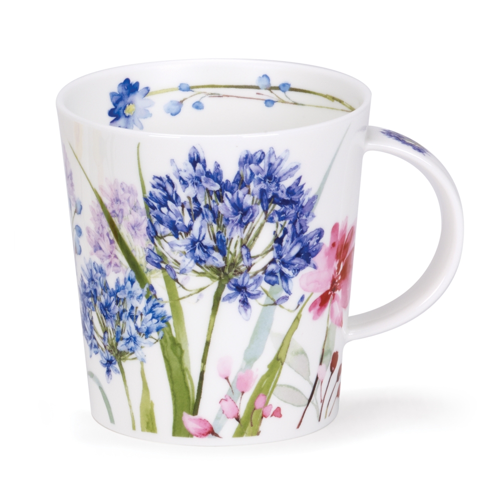 Dunoon Lomond Wild Garden Agapan Porzellan Becher aus Fine Bone China 3.2 dl