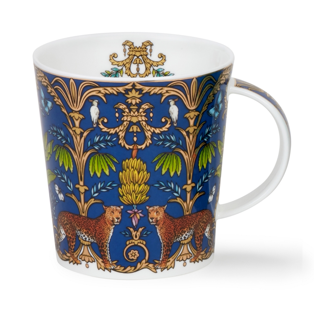 Dunoon Lomond Malabar Leopard Becher aus Fine Bone China 3.2 dl