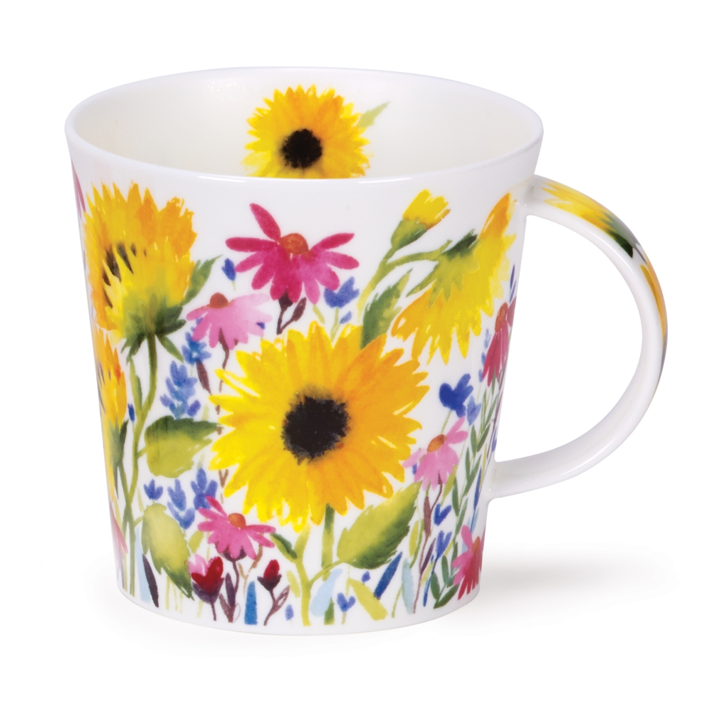 Dunoon Cairngorm Campagne Sunflower Becher 4.8 dl mit Sonnenblumenmotiv von Claire Winteringham